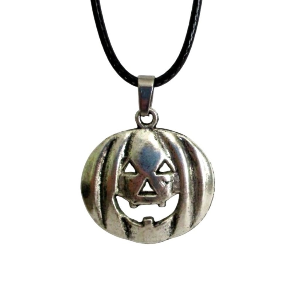 New Jack-O-Lantern Halloween Pendant Necklace 18 To 22 Cord Unisex Jewelry 12$